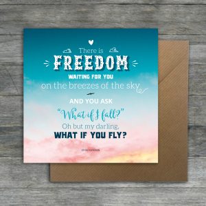 OAK-CARD012_There is freedom waiting for you OAK-CARD012_There is freedom waiting for you