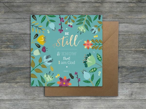 Floral 'encouragement' cards pack x 6 cards - Image 5