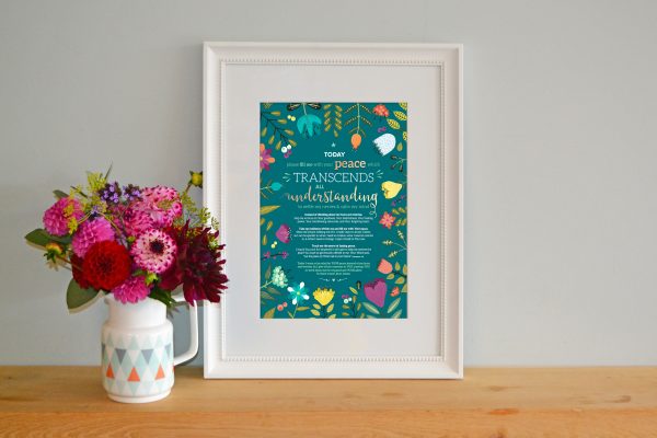 'Prayer for peace' Art Print