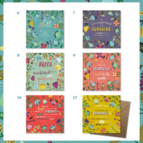 Encouragement card pack – Your choice of 6 cards from a selection - Image 2