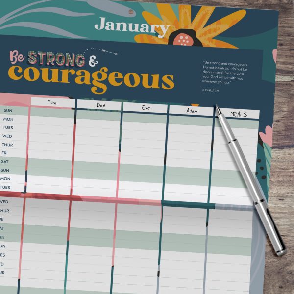 Family calendar 2023 – Encouraging Bible verses for your every day - Image 1